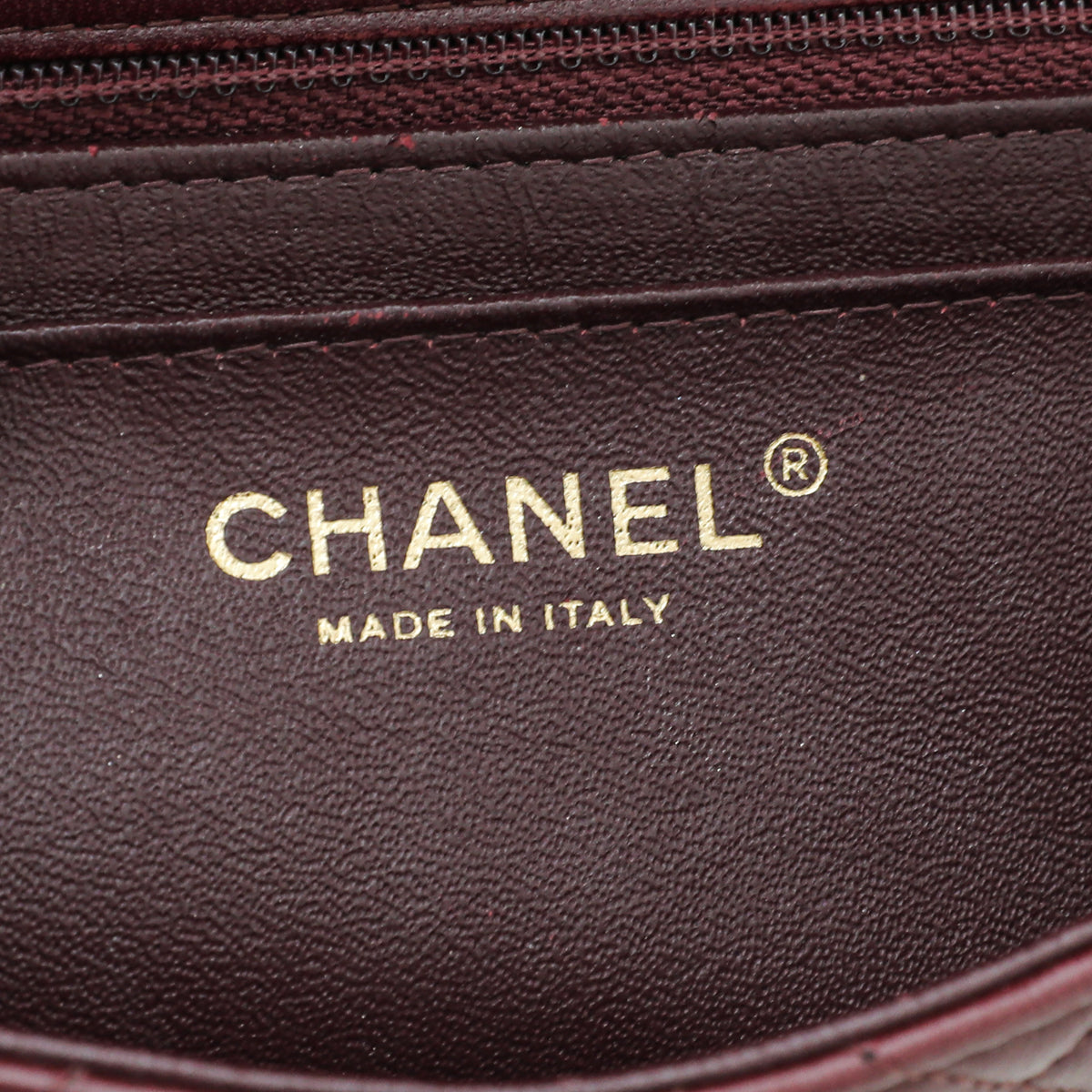 Chanel Burgundy "Chic with Me" Medium Flap Bag