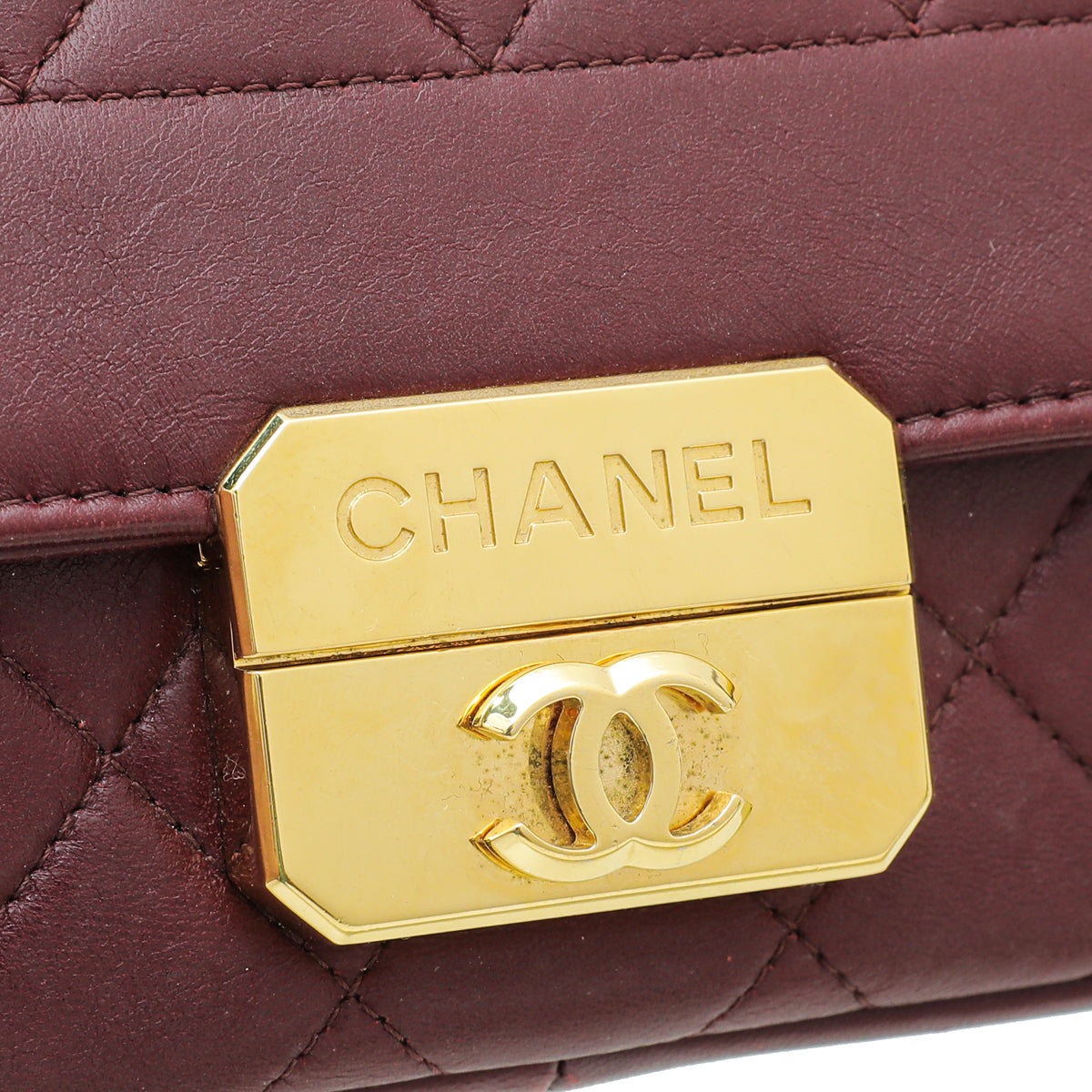 Chanel Burgundy "Chic with Me" Medium Flap Bag