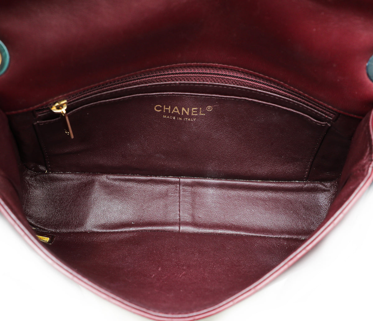 Chanel Burgundy "Chic with Me" Medium Flap Bag