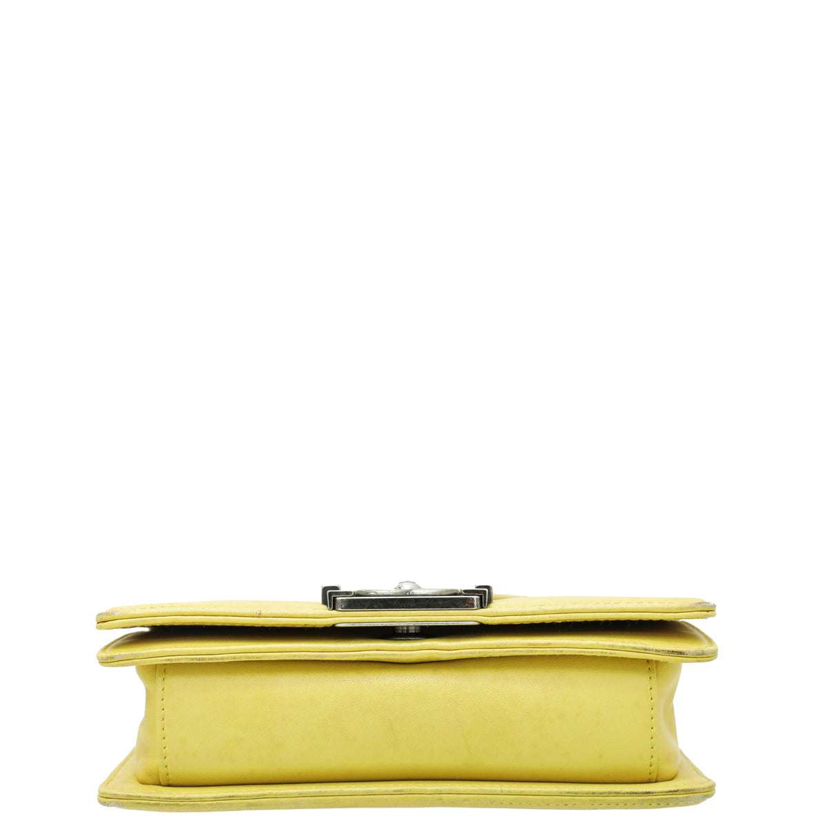 Chanel Yellow Galuchat Stingray Boy Small Bag