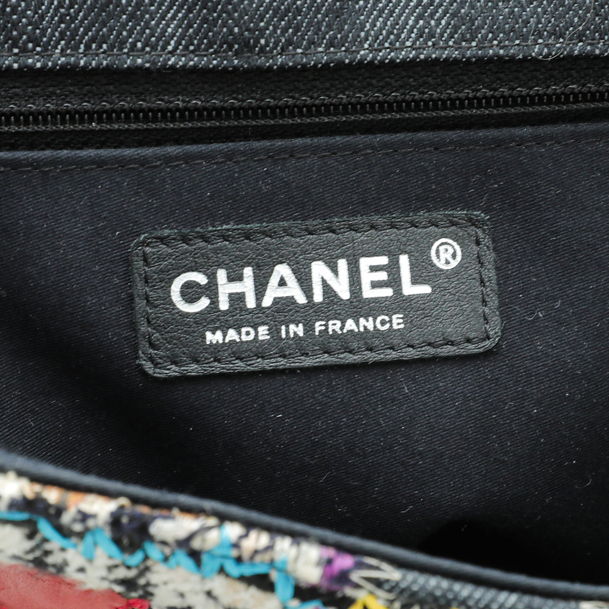 Chanel Multicolor Patchwor Single Flap Bag