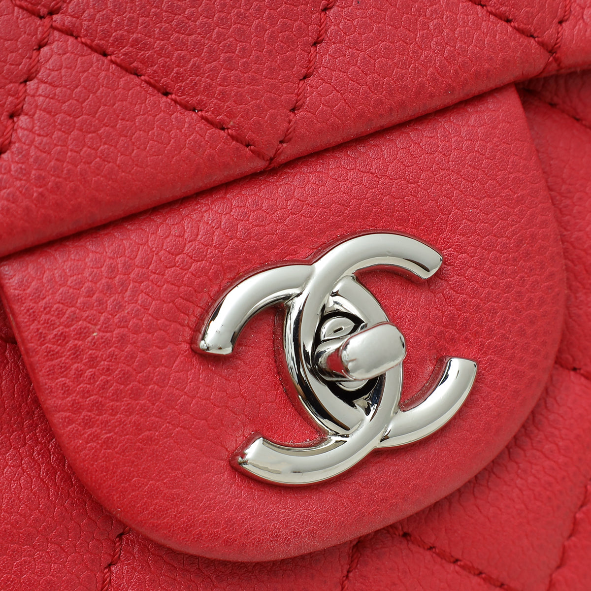 Chanel Red CC Flap Bag