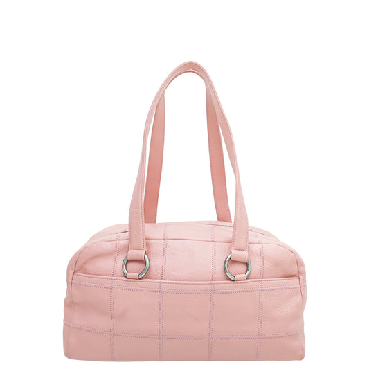 Chanel Pink Lax Bowler Bag