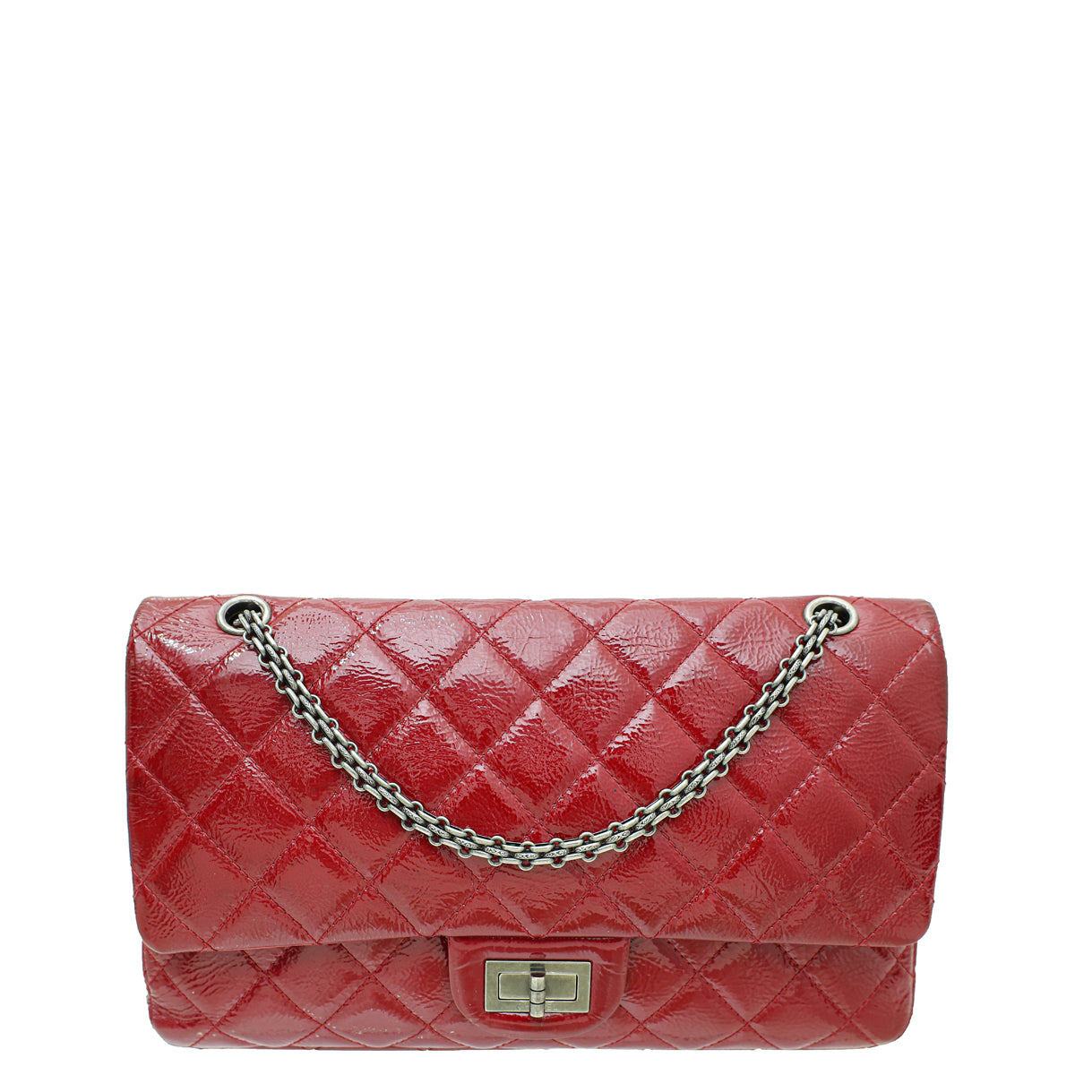 Chanel Dark Red 2.55 Reissue Double Flap 227 Bag