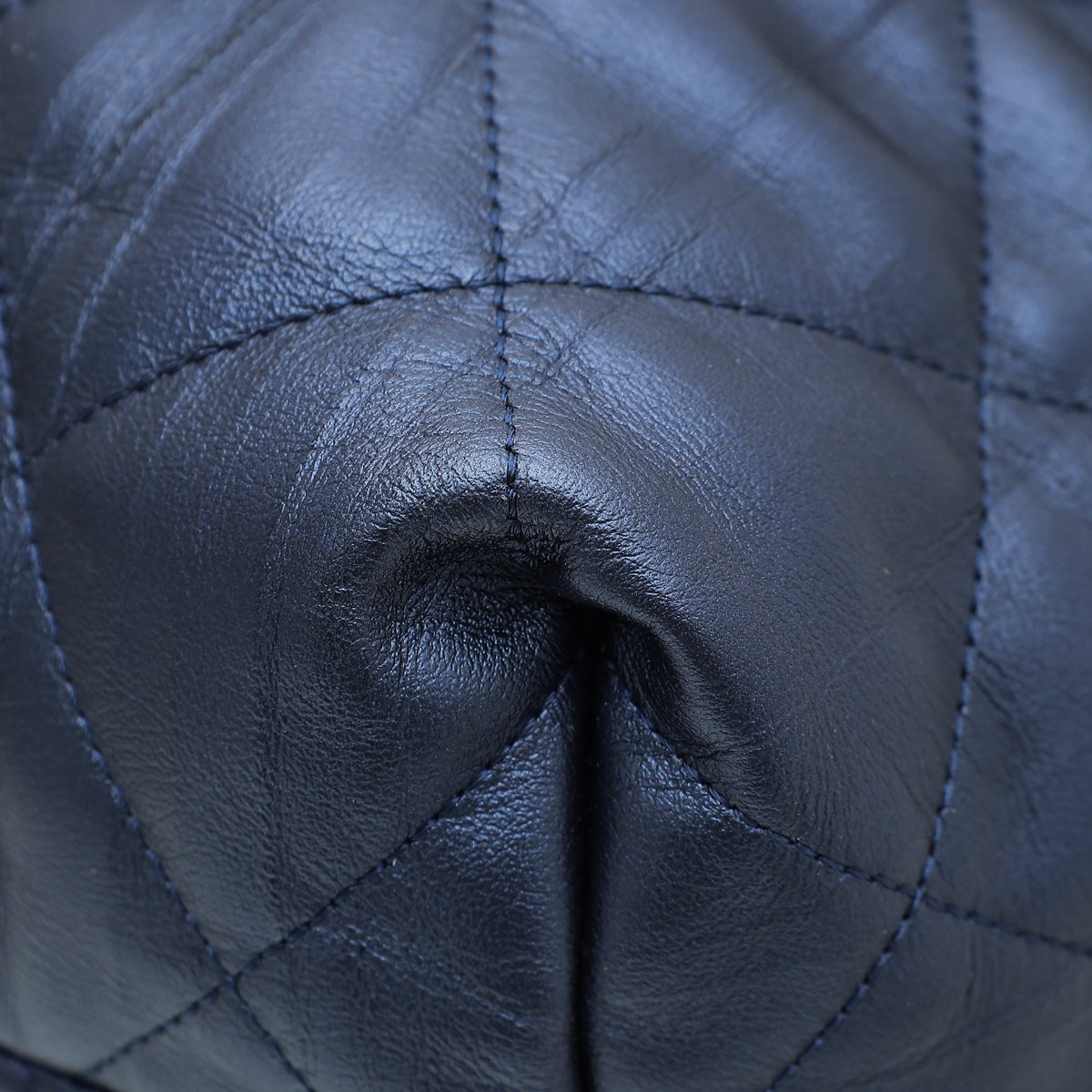 Chanel Blue CC Iridescent Quilted Backpack Bag