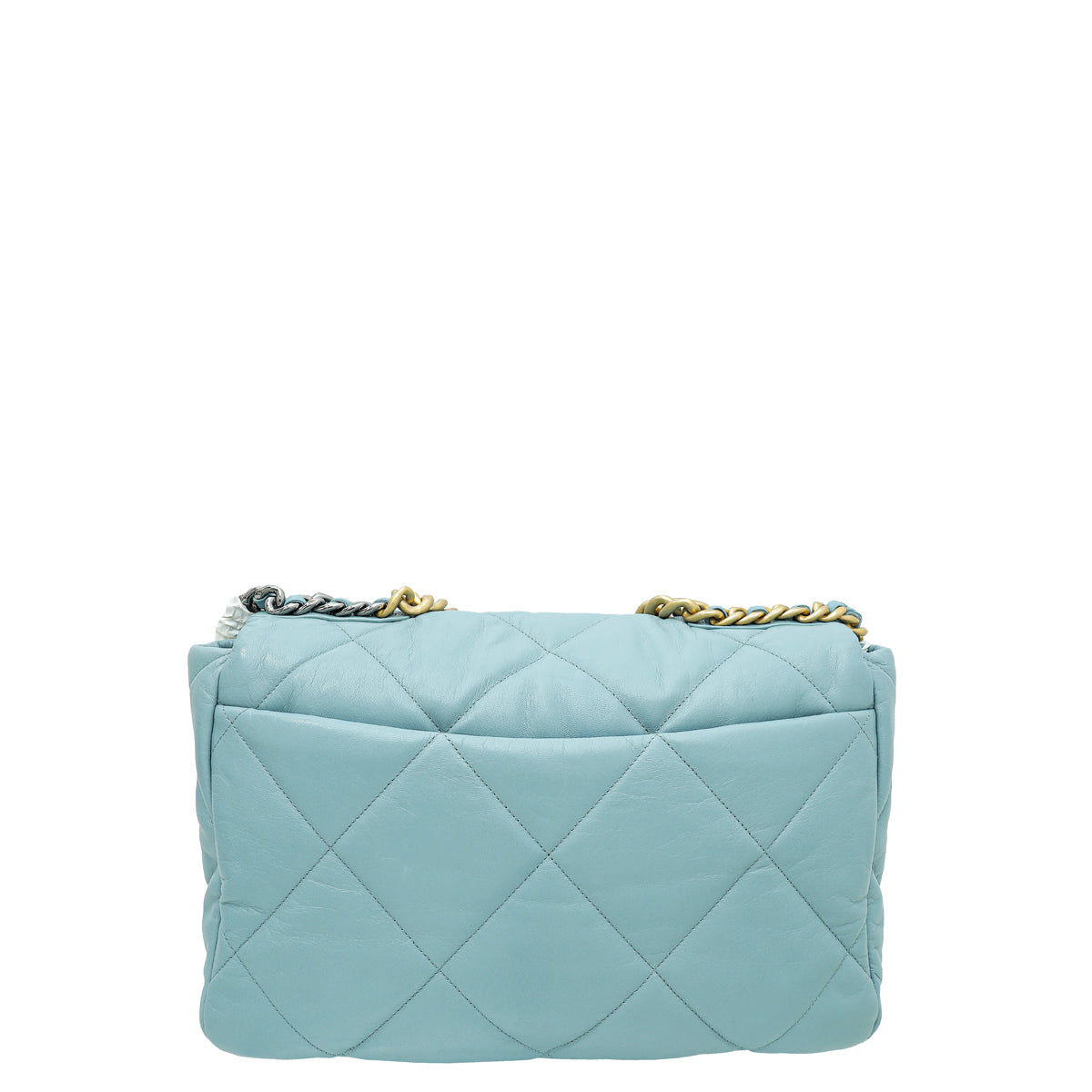 Chanel Light Blue 19 Maxi Flap Bag