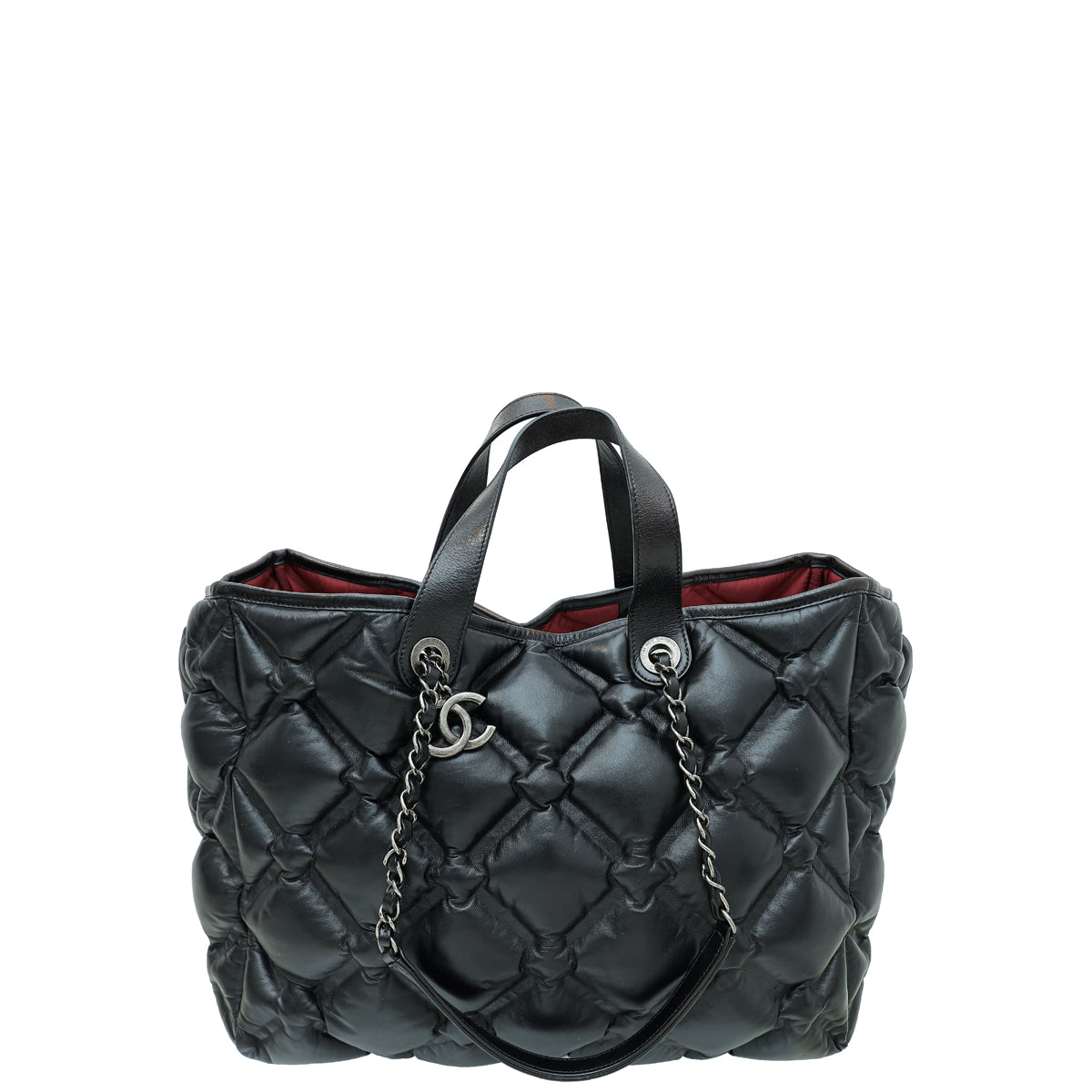 Chanel Black Chesterfield Tote Large Bag