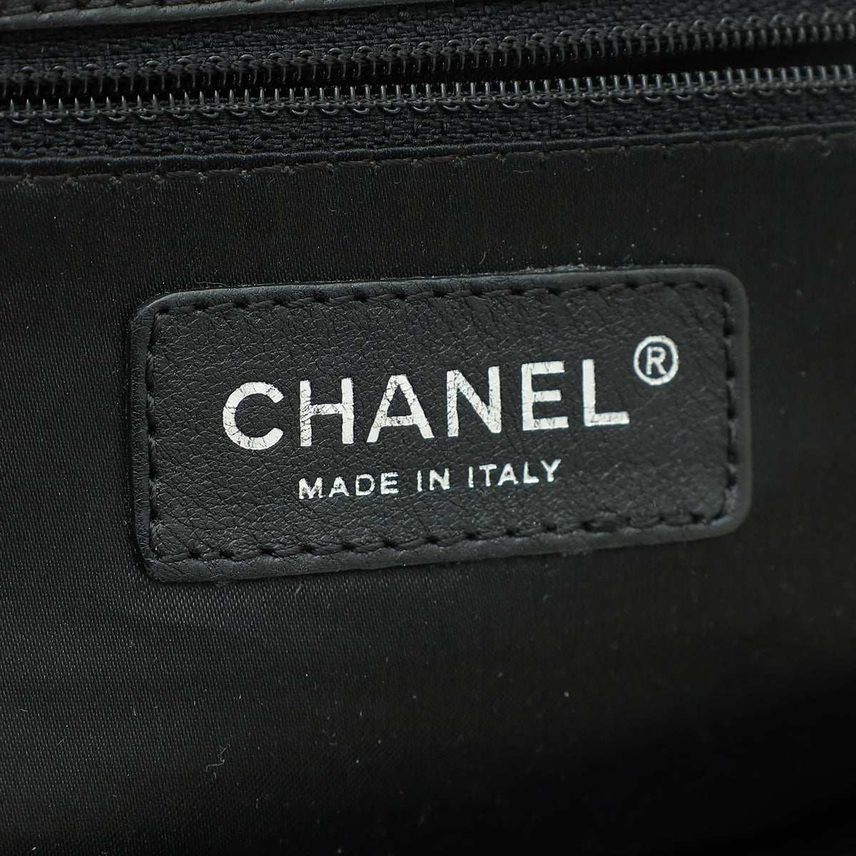 Chanel Black Check Embossed Velvet Side Belted Shoulder Bag