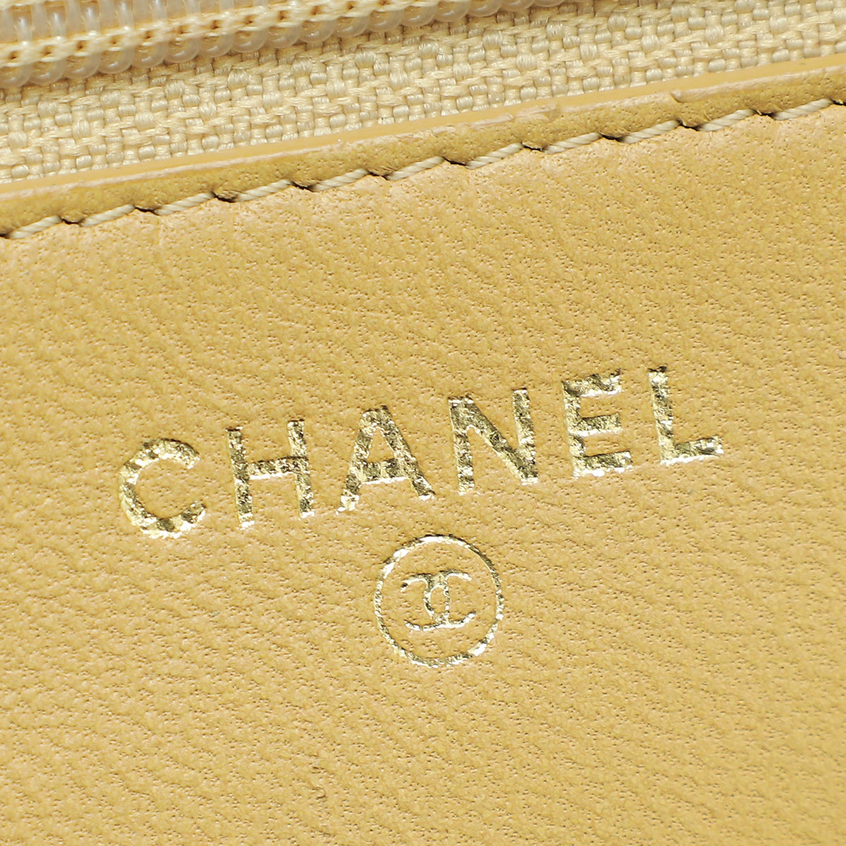 Chanel Beige Crest Wallet on Chain