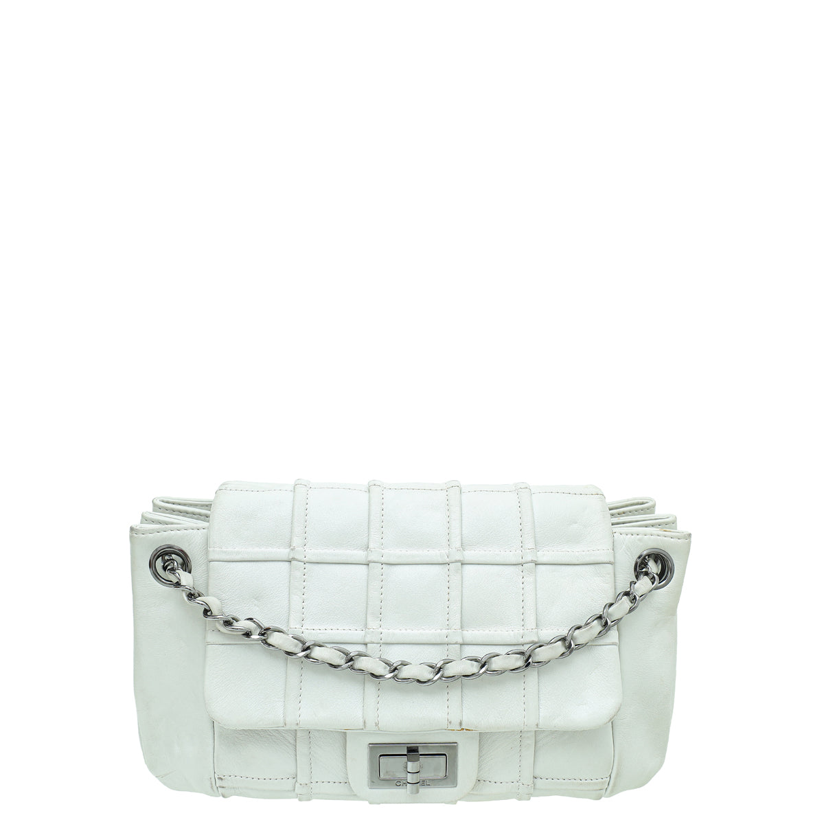 Chanel White Reissue Accordion Small Flap Bag