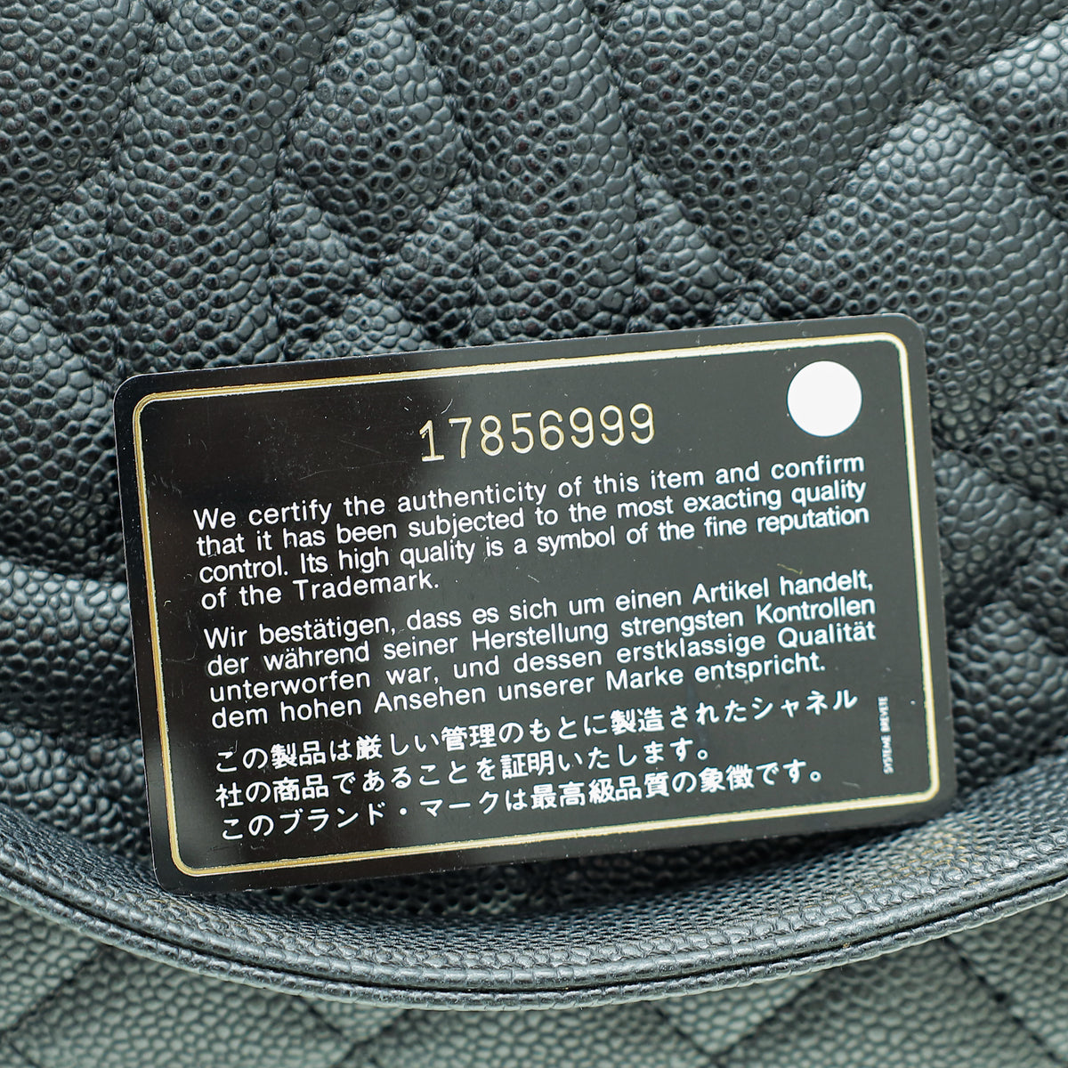 Chanel Black Grand Shopping Tote (GST) Bag