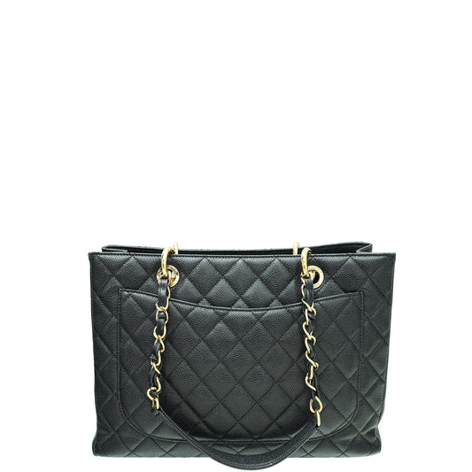 Chanel Black Grand Shopping Tote (GST) Bag