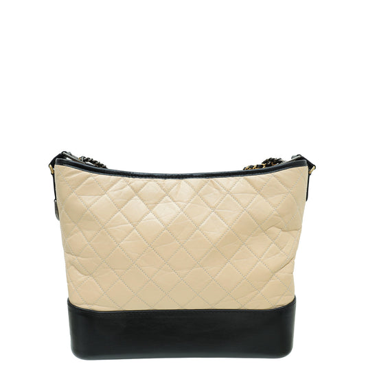 Chanel Bicolor CC Gabrielle Medium Hobo Bag