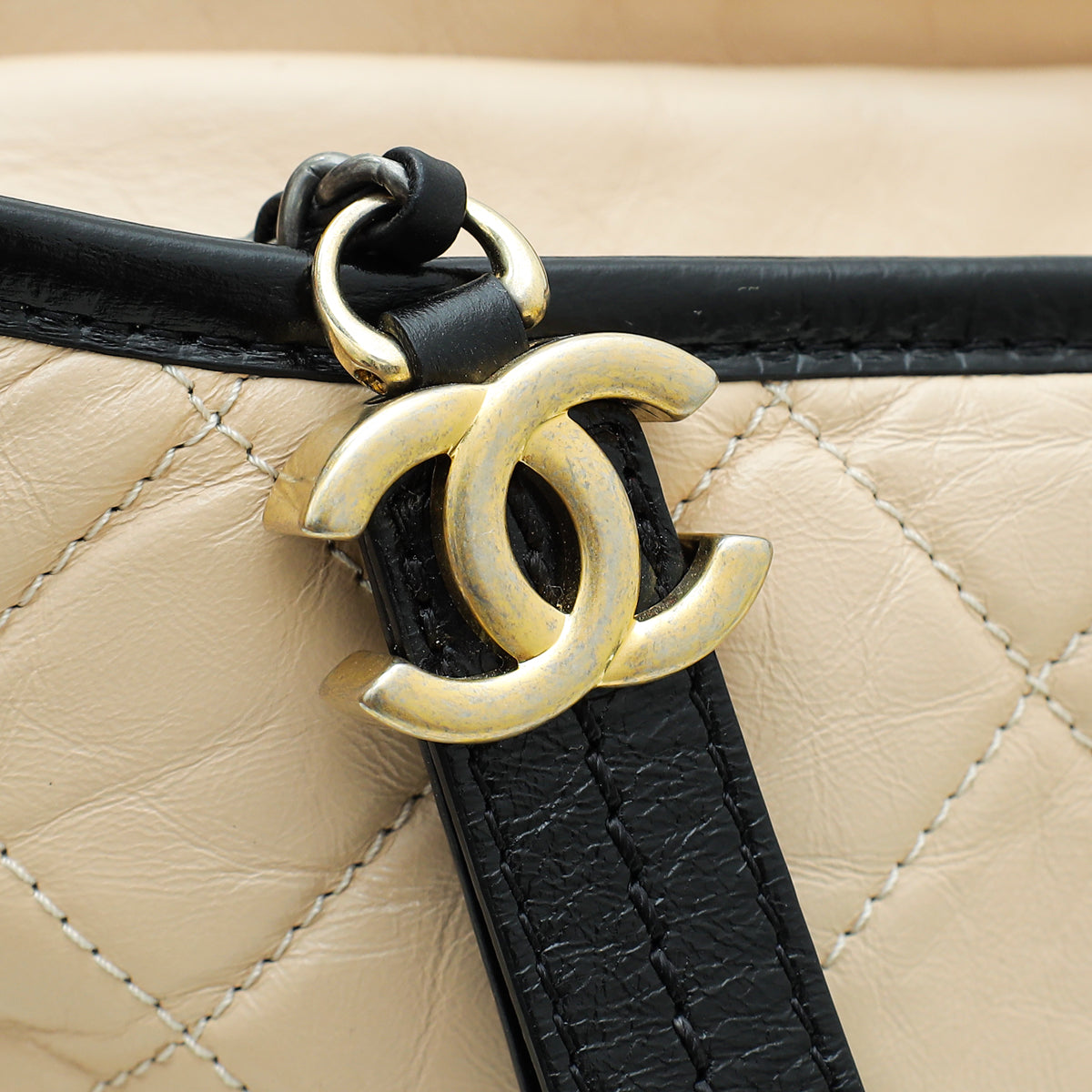 Chanel Bicolor CC Gabrielle Medium Hobo Bag