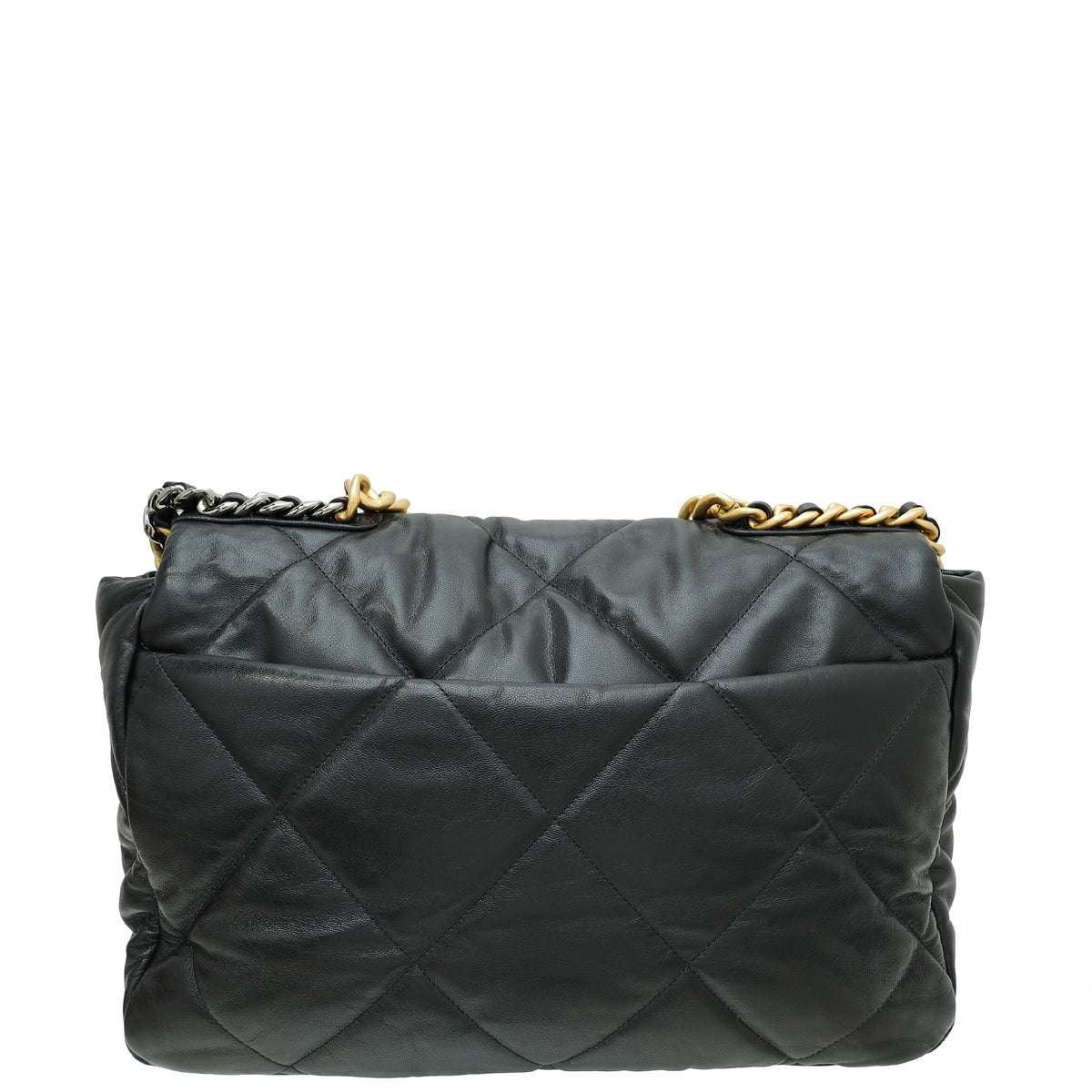 Chanel Black CC 19 Maxi Flap Bag