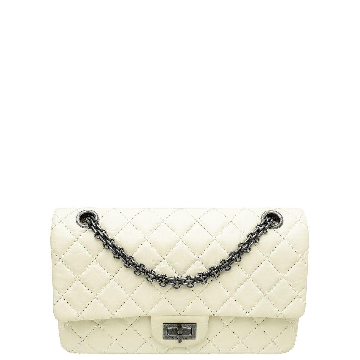 Chanel Cream 2.55 Reissue Double Flap 225 Bag