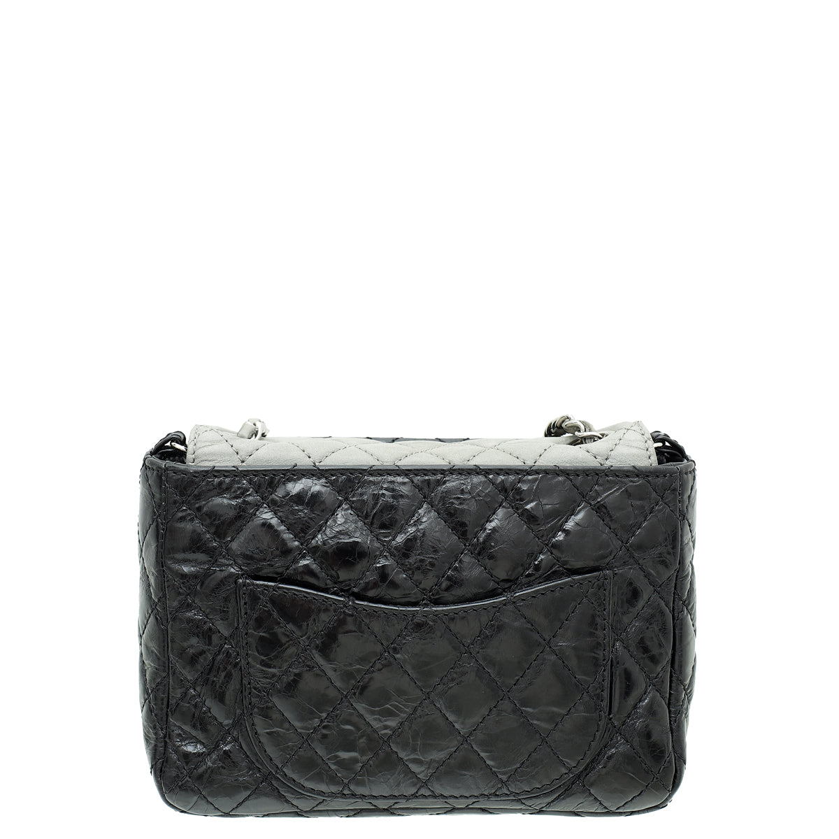 Chanel CC Patent Aged Leather Mini Crossbody Bag