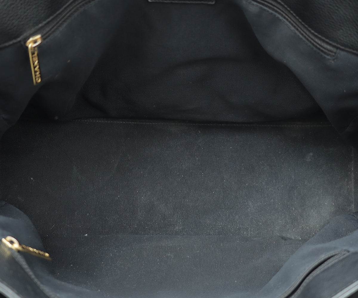 Chanel Black Executive Cerf Tote Bag