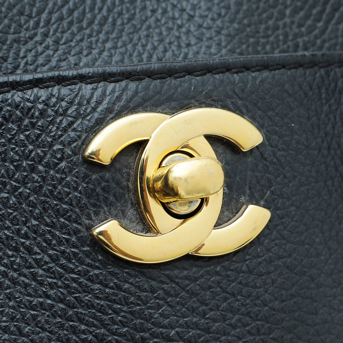 Chanel Black Executive Cerf Tote Bag