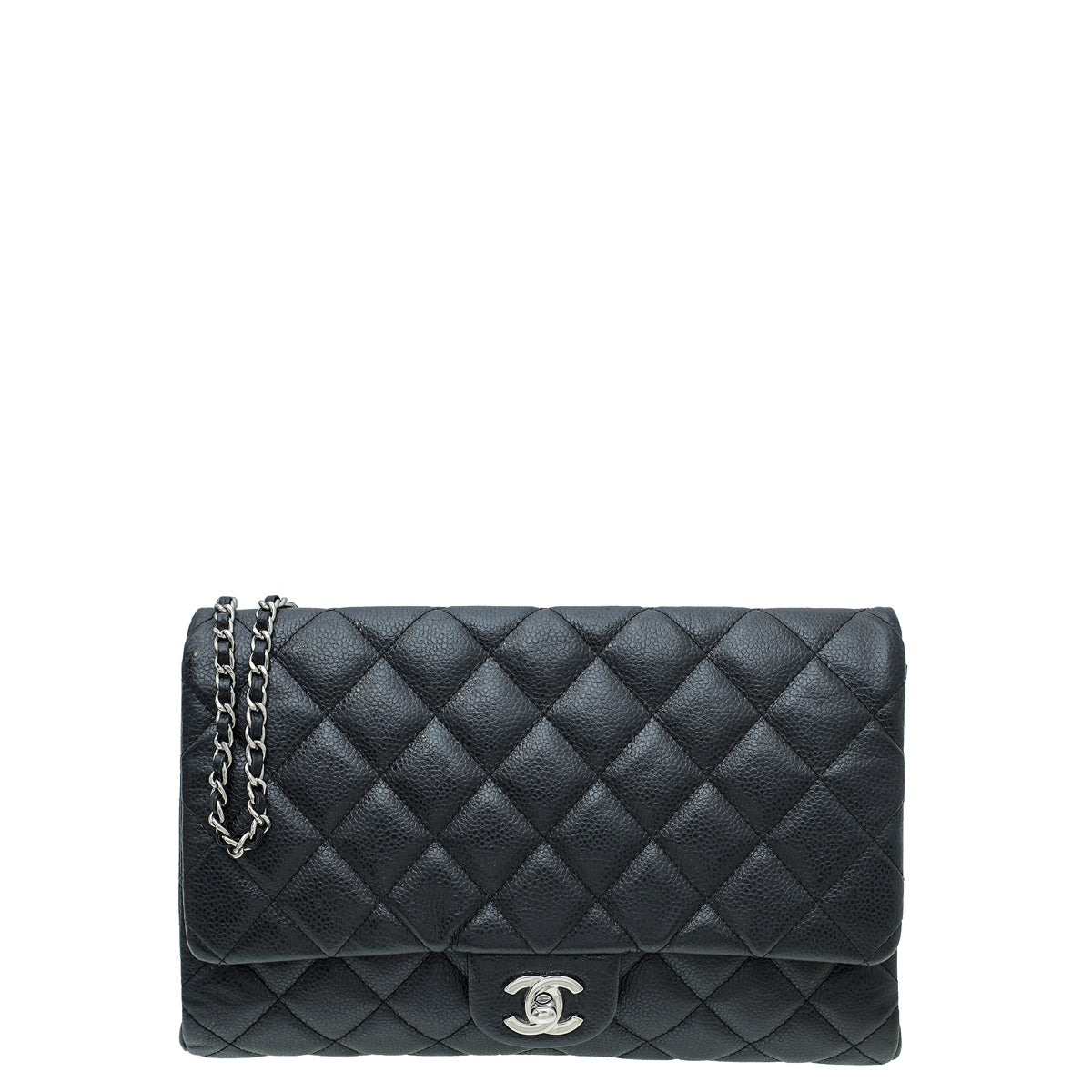 Chanel Black Flap Clutch Bag