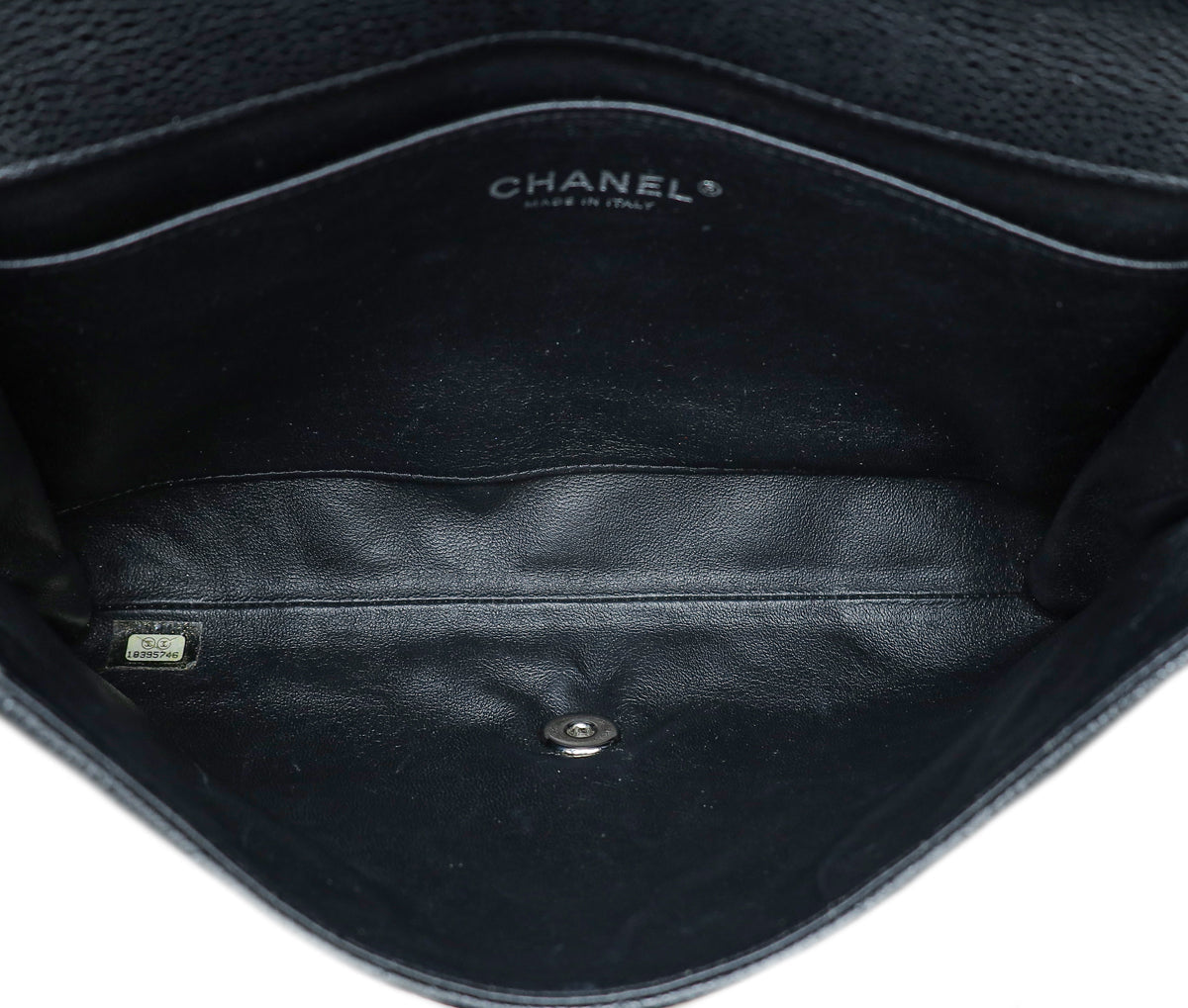 Chanel Black Flap Clutch Bag