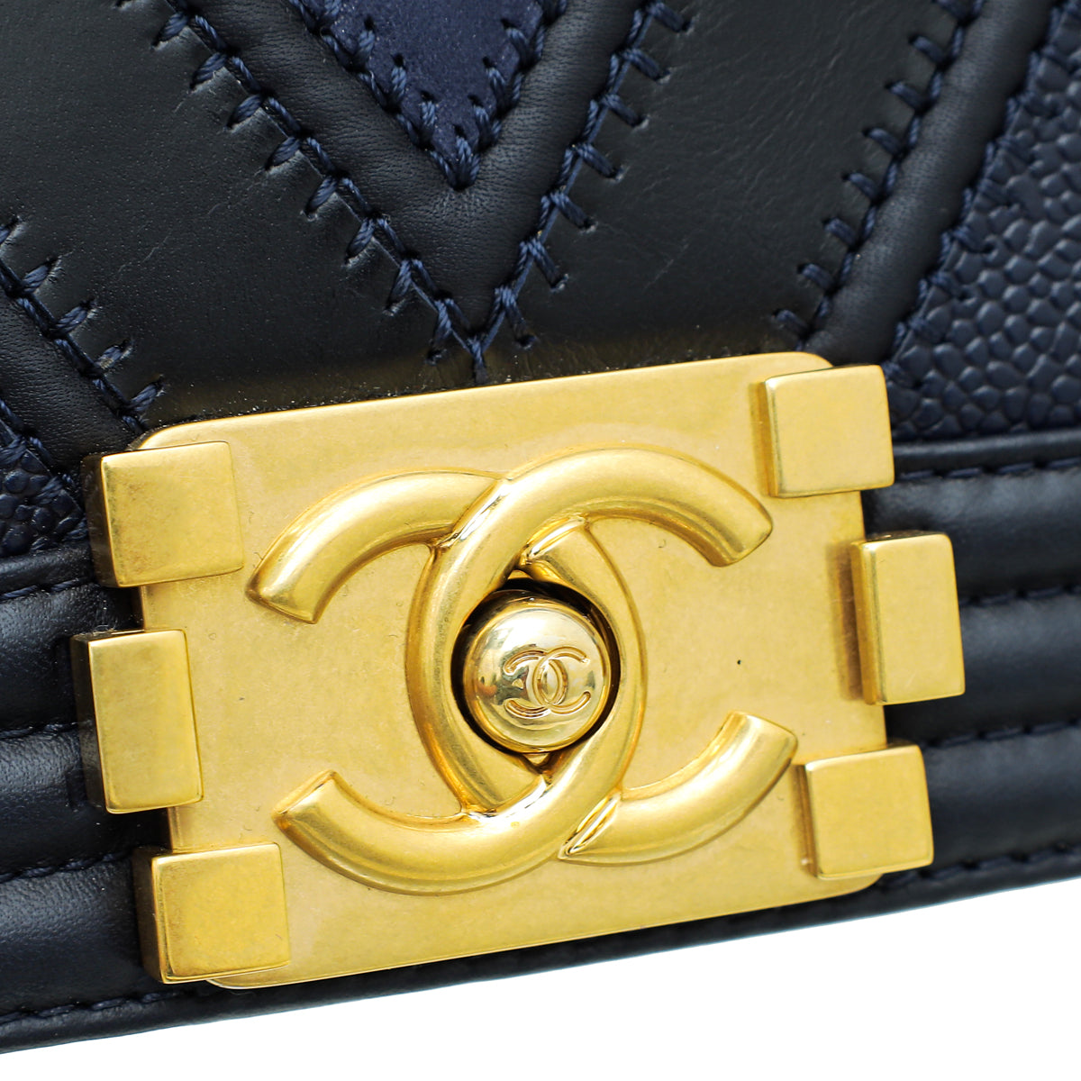 Chanel Bicolor CC Le Boy New Medium Flap Bag