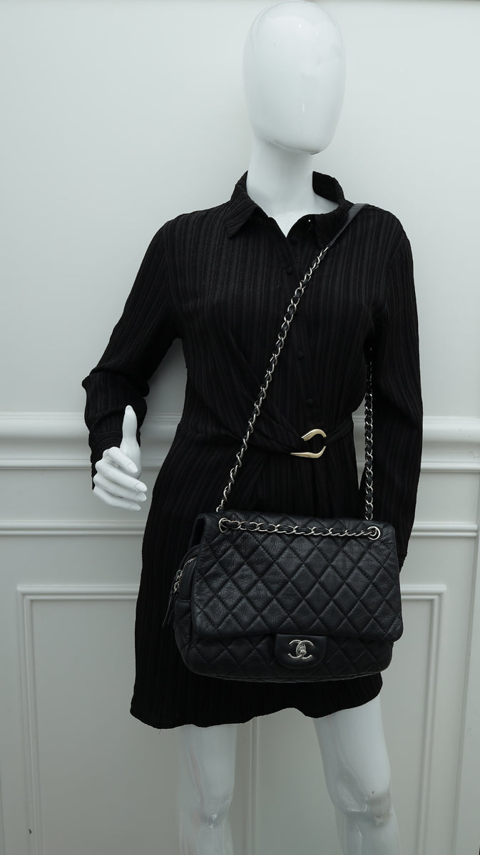 Chanel Black CC Soft Easy Flap Bag