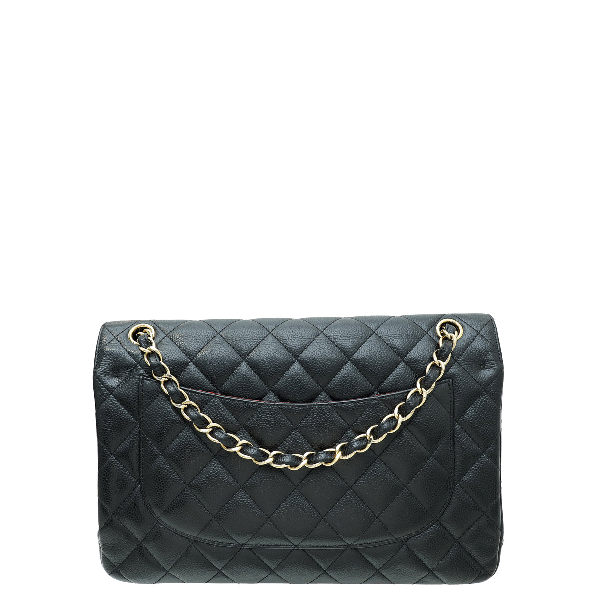 Chanel Black CC Classic Double Flap Jumbo Bag