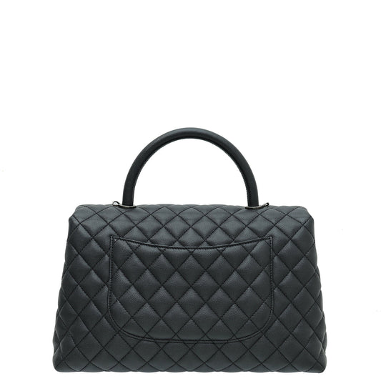 Chanel Black CC Coco Handle Medium Bag