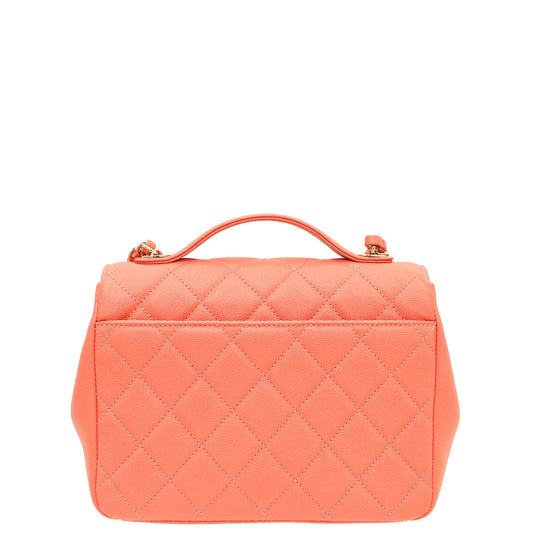 Chanel Coral Business Affinity Small Flap Bag