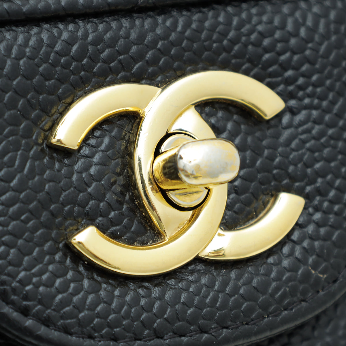 Chanel Black CC Double Flap Jumbo Bag