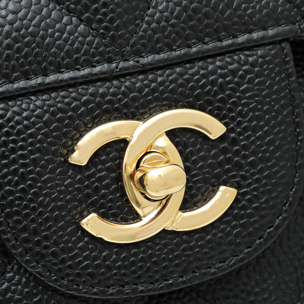 Chanel Black Classic Double Flap Jumbo Bag