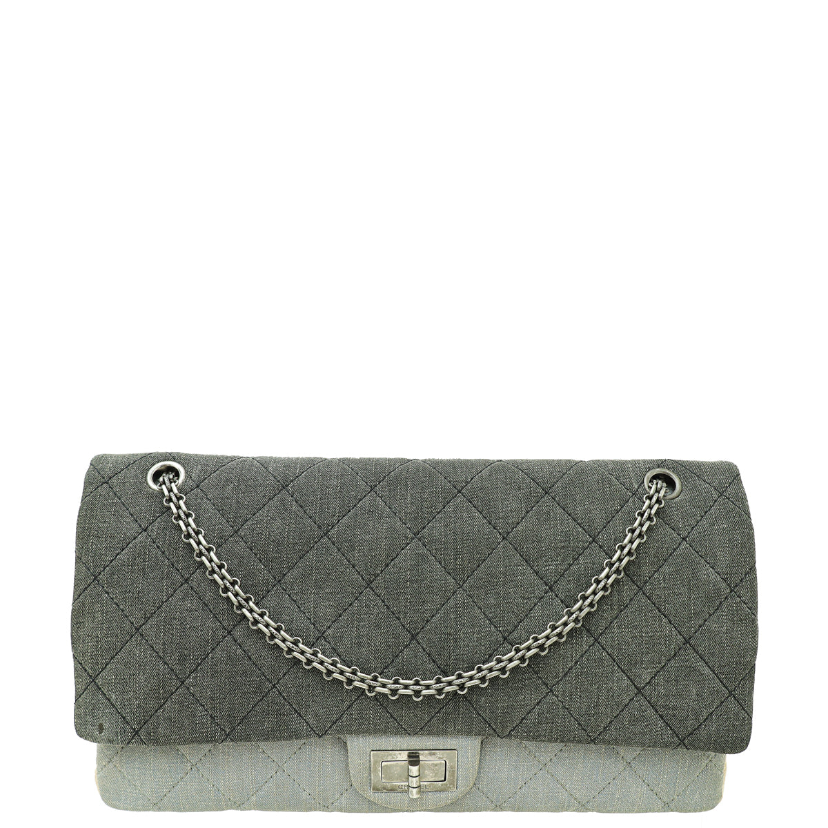 Chanel Multicolor 2.55 Reissue Denim Double Flap 228 Bag