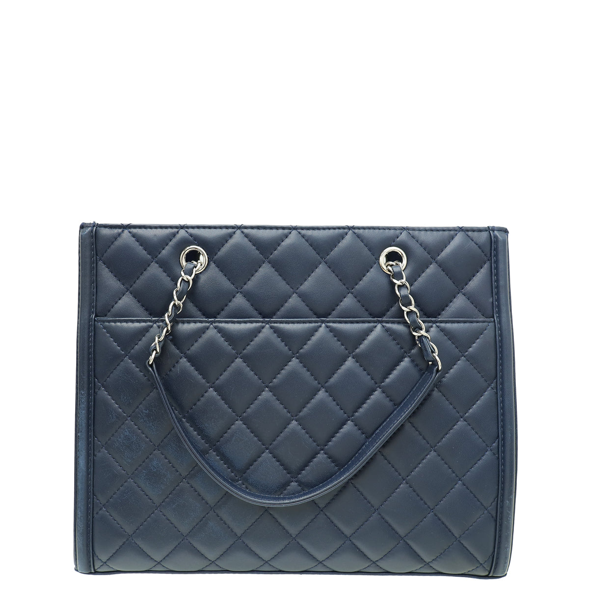 Chanel Navy CC Pocket Tote Bag