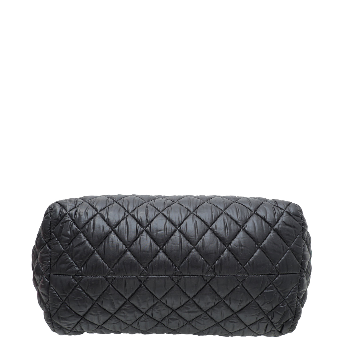 Chanel Black CC Quilted Nylon Coco Cocoon Bowler Bag