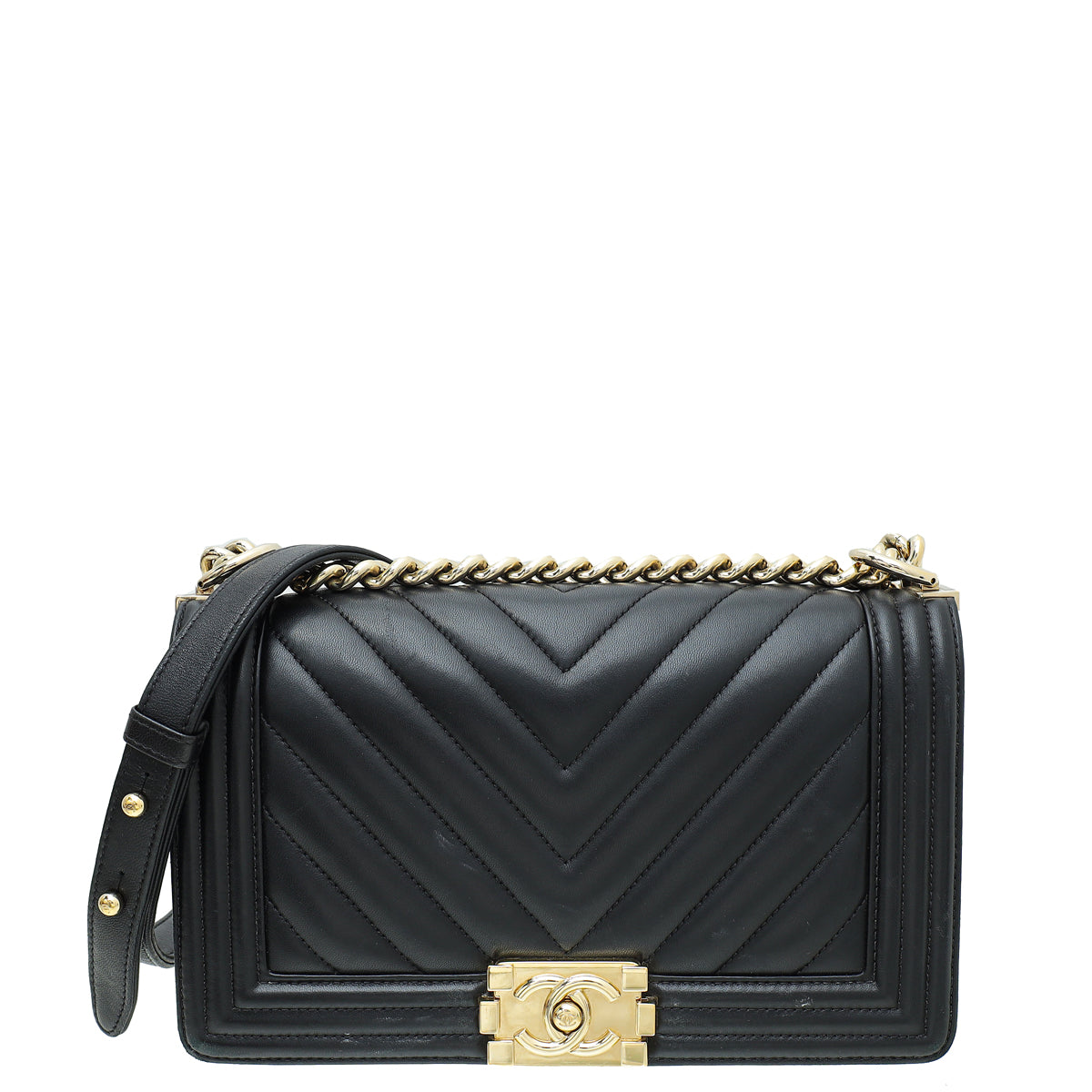 Chanel Black Le Boy Medium Flap Bag