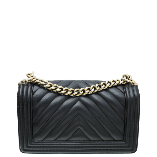 Chanel Black Le Boy Medium Flap Bag