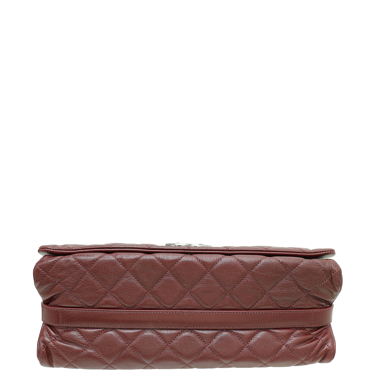 Chanel Burgundy City Rock Flap Large Bag