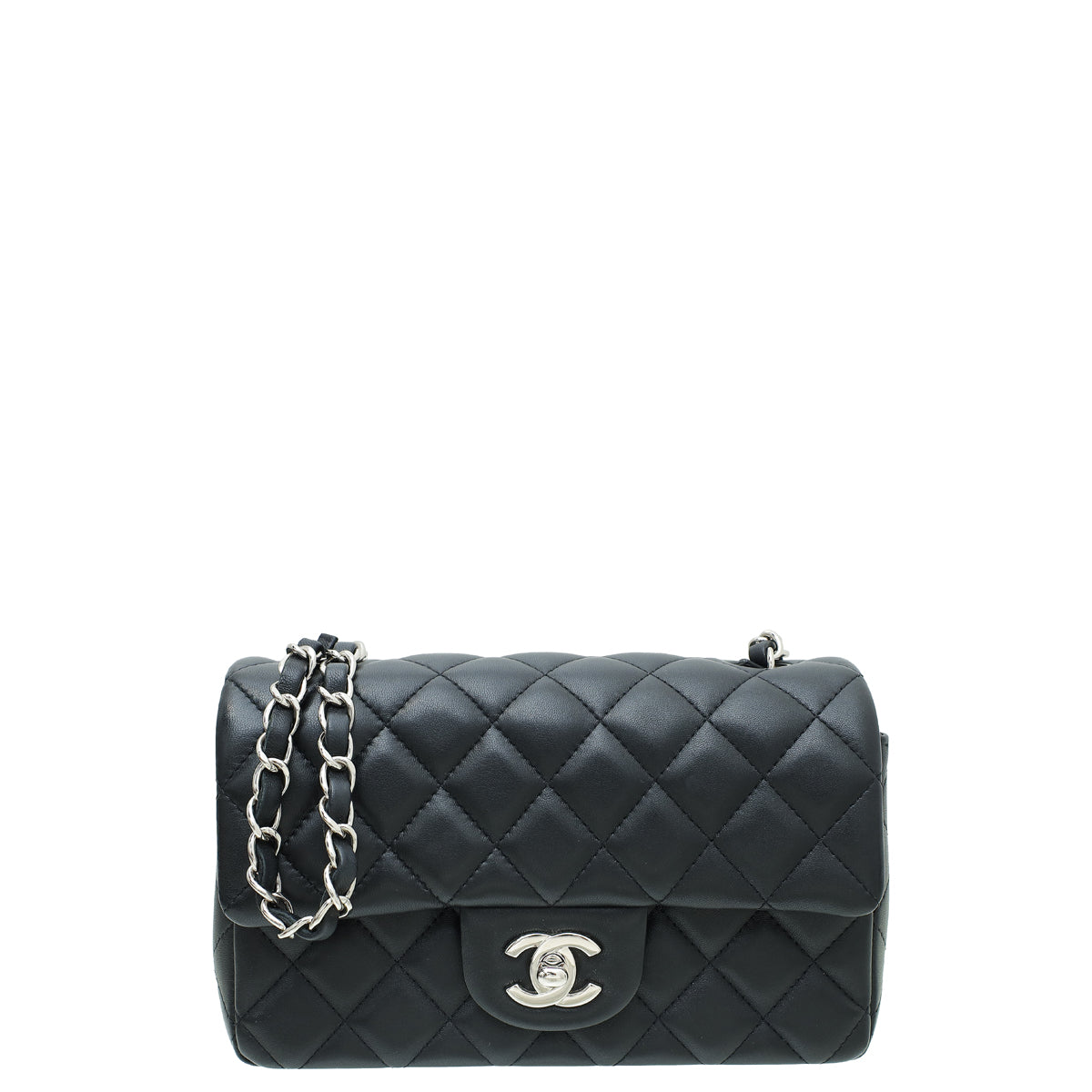 Chanel Black CC Classic Rectangular Mini Flap Bag