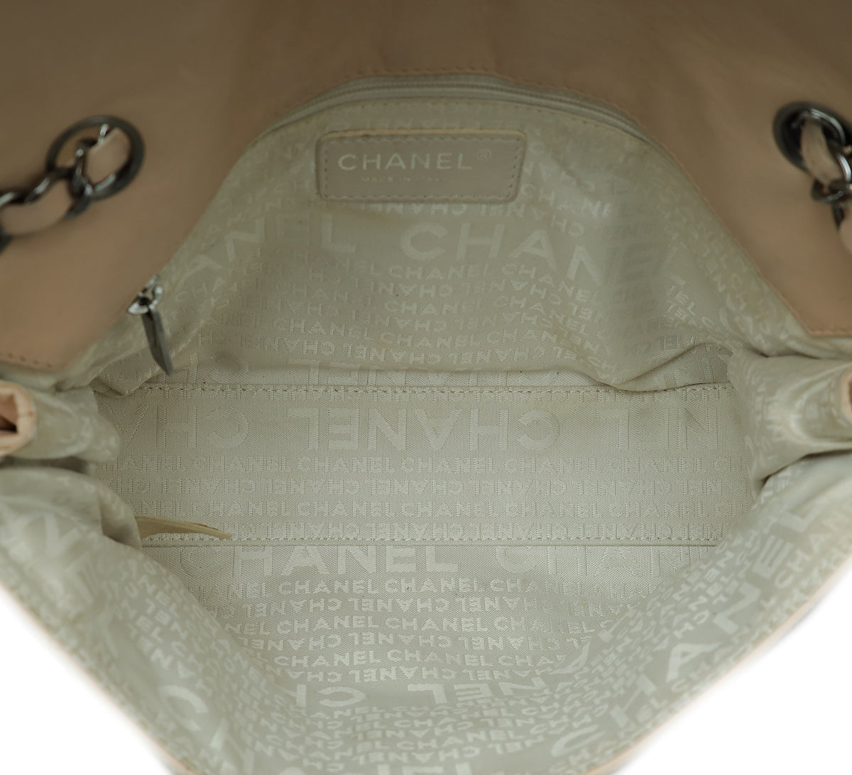 Chanel Light Pink Reissue Cross Stitch Flap Bag