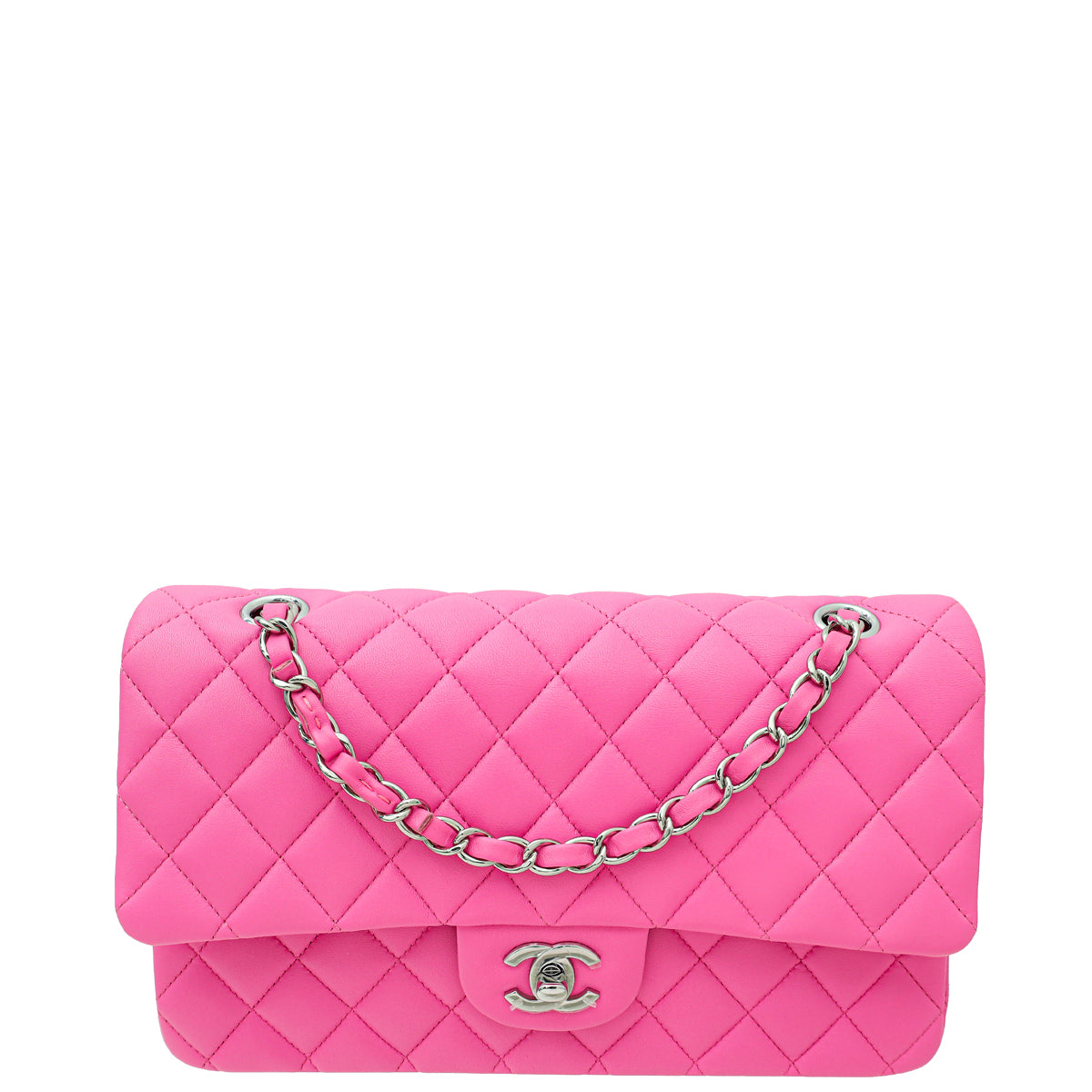 Chanel Pink C Classic 11.12 Double Flap Medium Bag