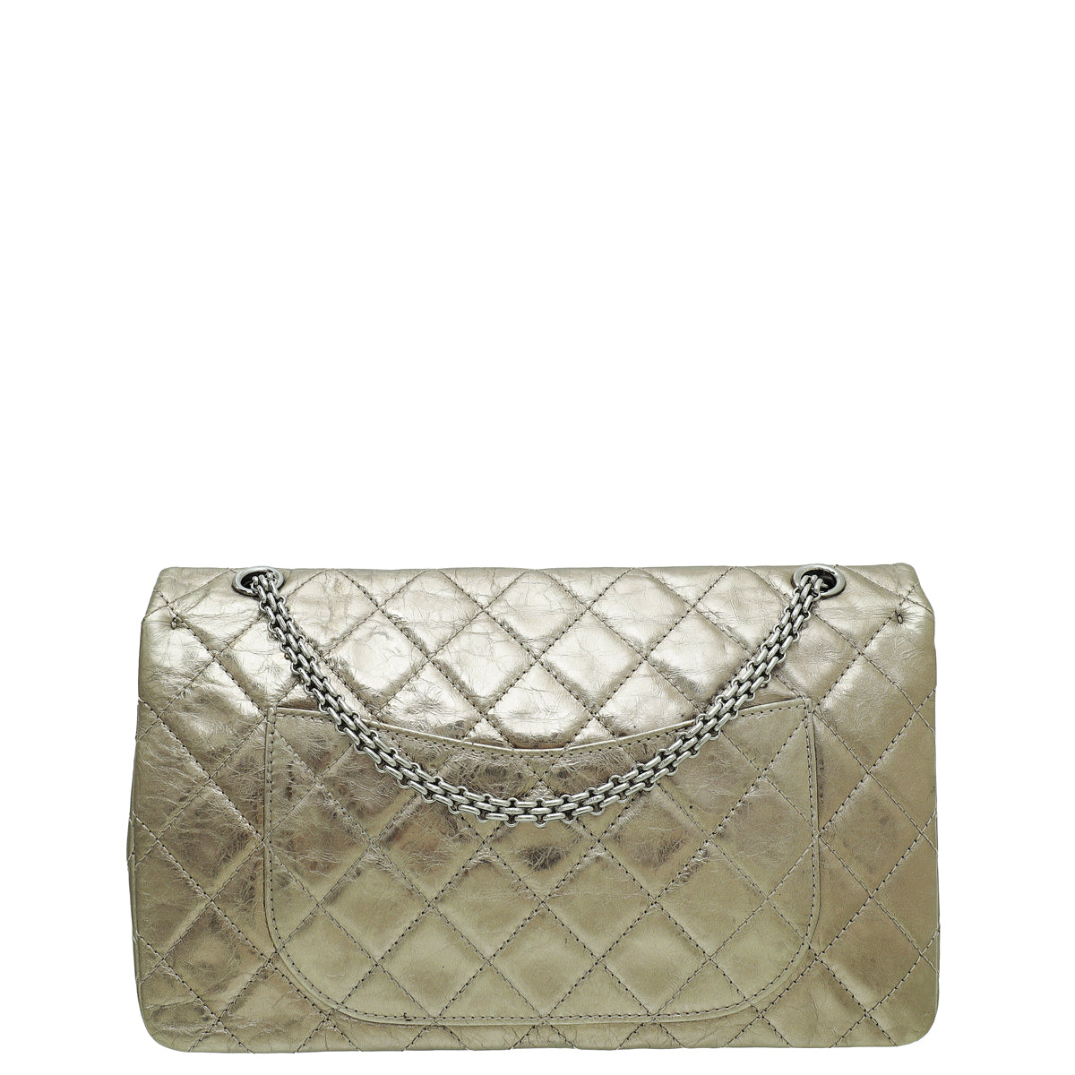 Chanel Metallic Champagne Reissue 2.55 227 Flap Bag