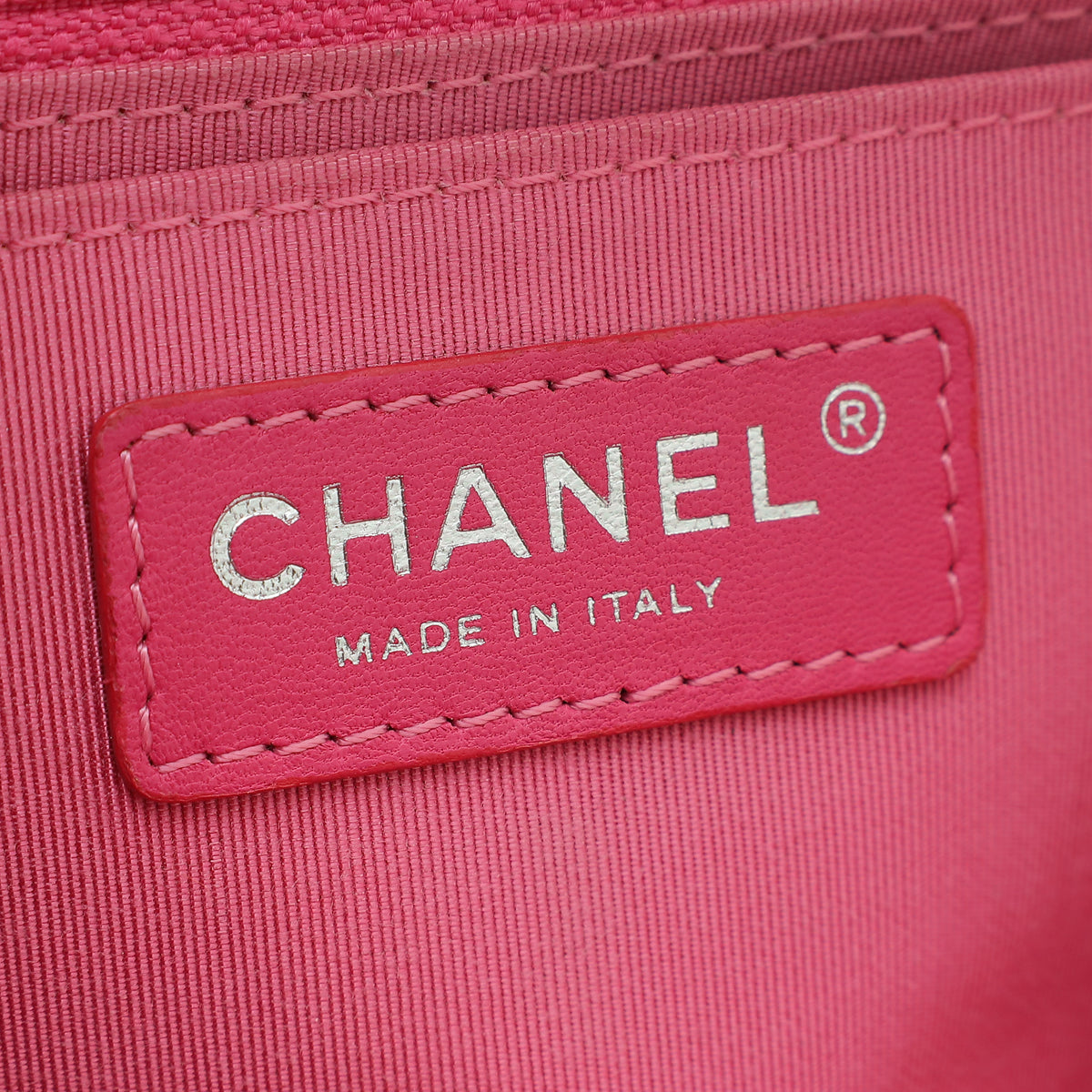 Chanel Pink CC Paris Seoul Crochet Mini Square Bag