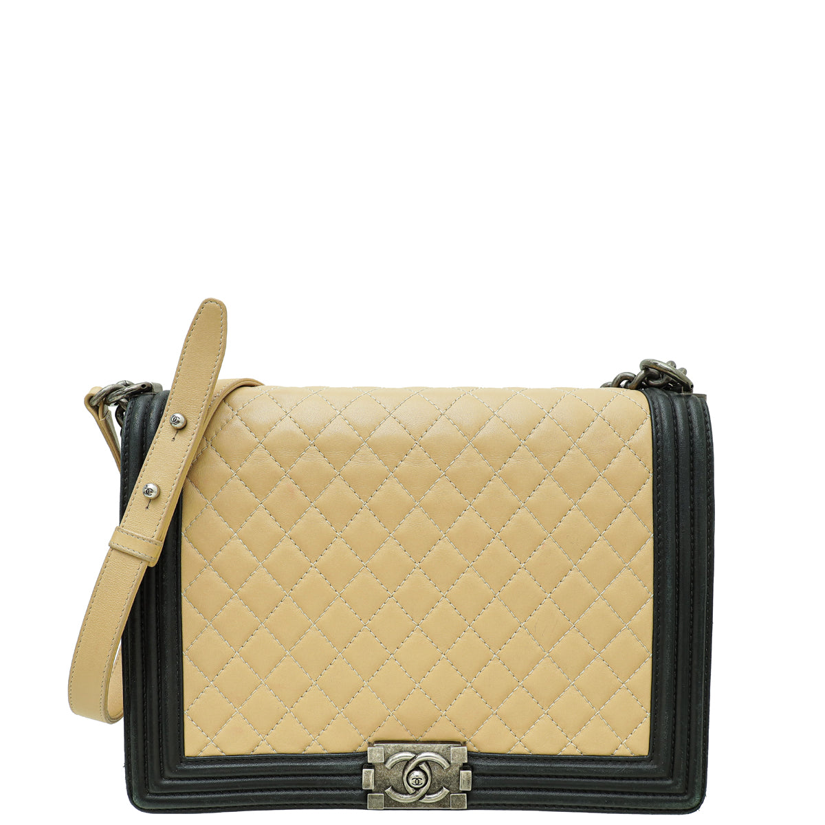 Chanel Bicolor Le Boy Large Flap Bag