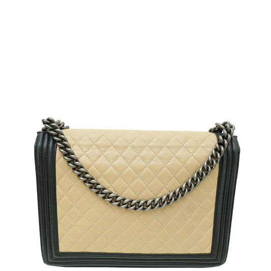 Chanel Bicolor Le Boy Large Flap Bag