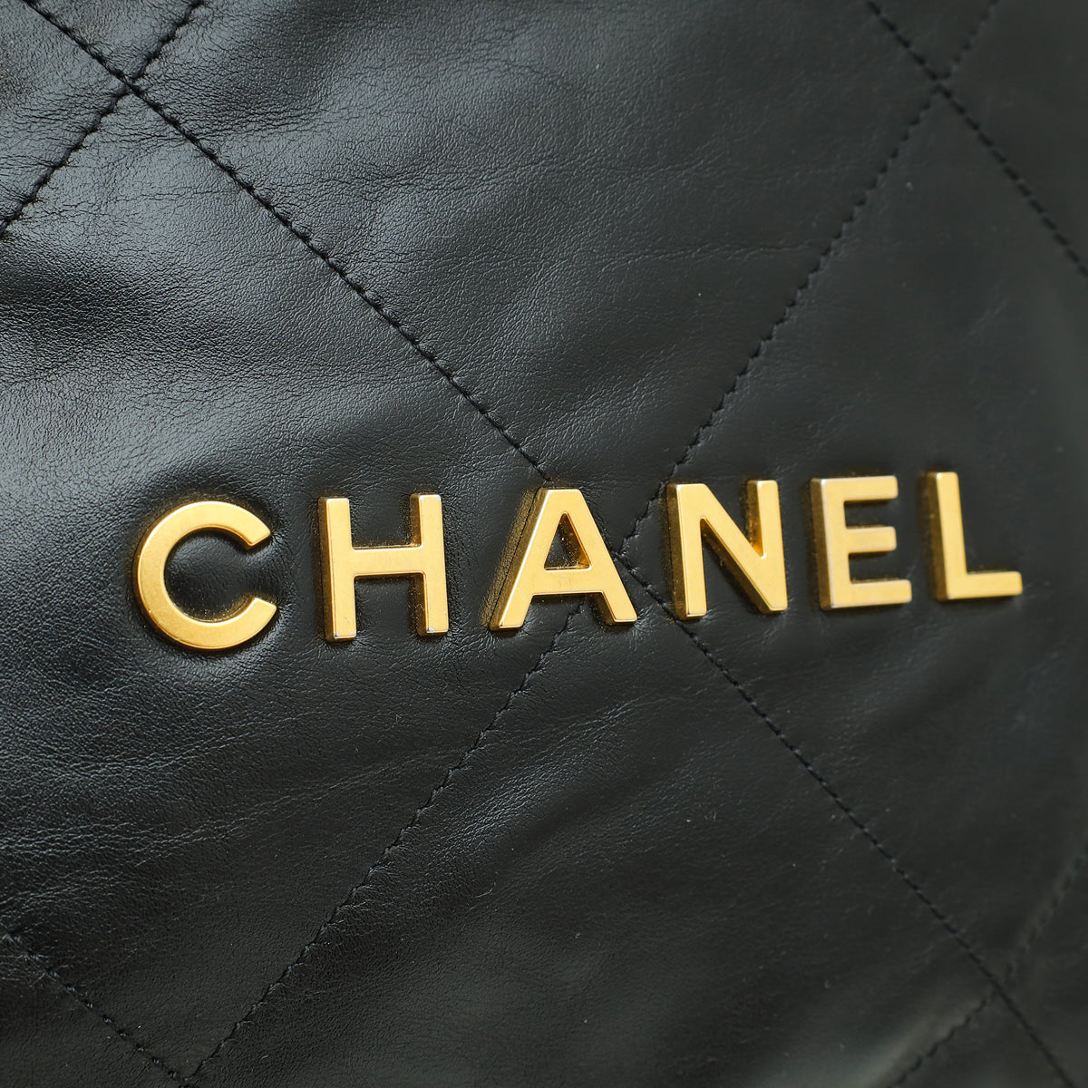 Chanel Black 22 Backpack Bag