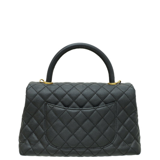 Chanel Black CC Coco Handle Small Flap Bag