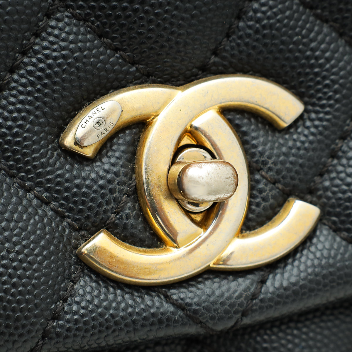 Chanel Black CC Coco Handle Small Flap Bag