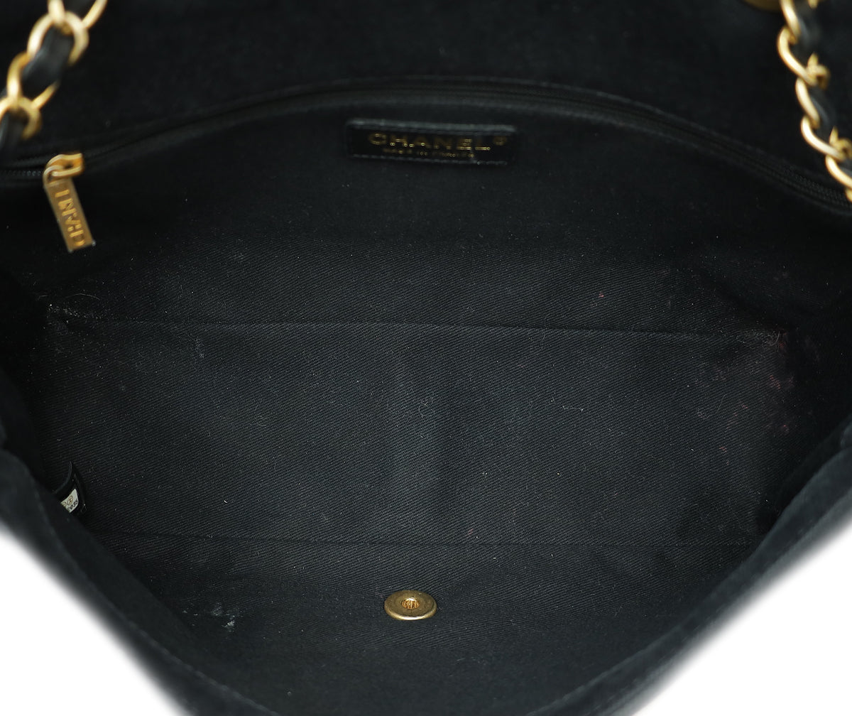 Chanel Black CC Denim Coco Flap Bag