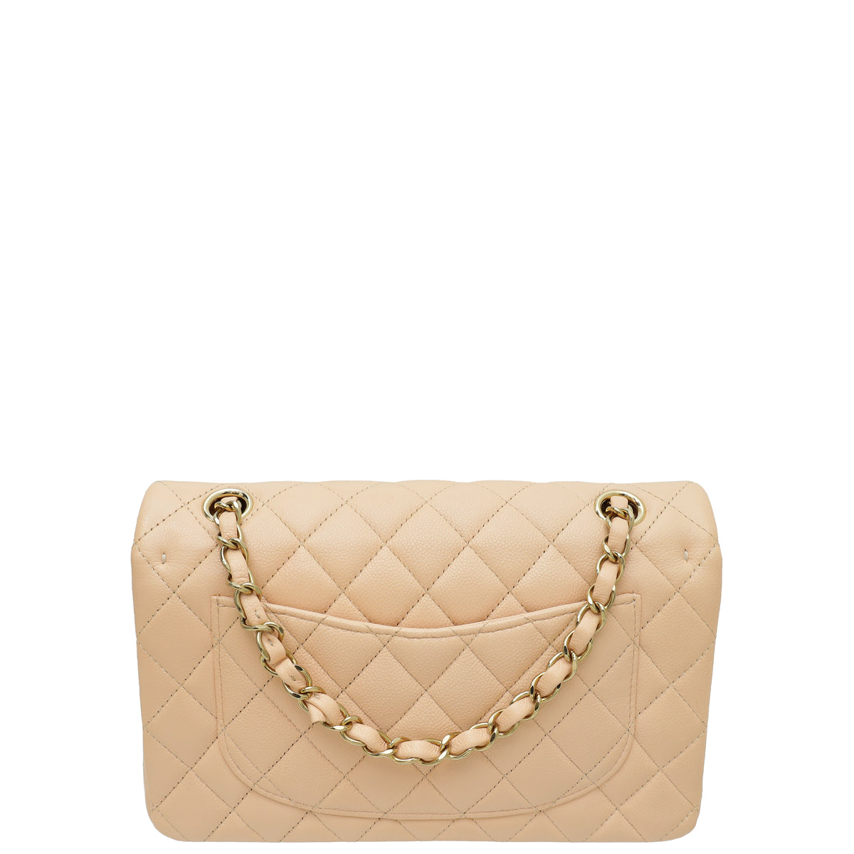 Chanel Light Peach Classic Double Flap Bag